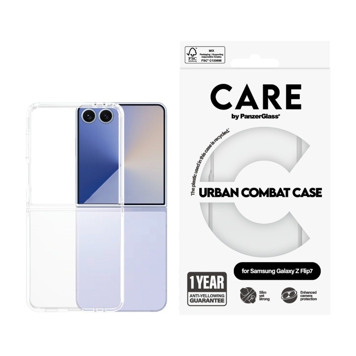 PanzerGlass Samsung Galaxy Z Flip7 Care Urban Cover billede 2