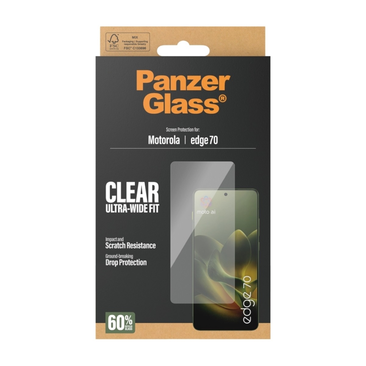 PanzerGlass Motorola Edge 70 UWF skærmbeskyttelse billede 3