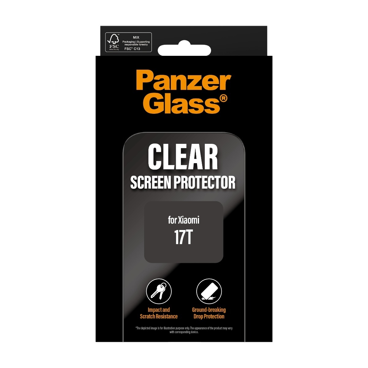 PanzerGlass Xiaomi 17T skærmbeskytter, Ultra-Wide Fit billede 3