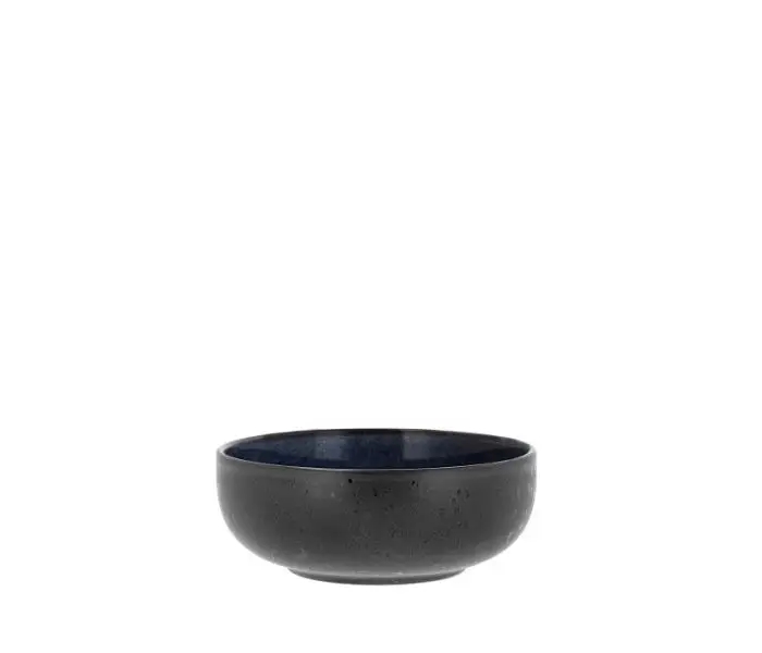 Bitz Poke/Ramenskål Ø18 cm. - Sort/Blå stentøj billede 2