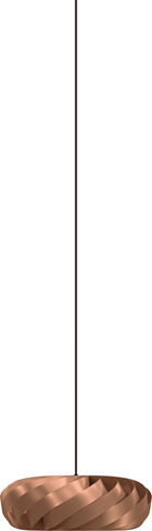 TR5 Aluminium Copper Ø40 Pendel - Tom Rossau billede 1