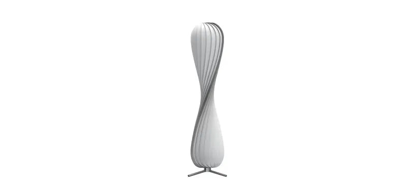 TR7 Plastic White H117 Gulvlampe - Tom Rossau billede 2