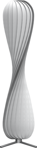 TR7 Plastic White H117 Gulvlampe - Tom Rossau billede 1