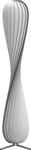 TR7 Plastic White H148 Gulvlampe - Tom Rossau billede 1