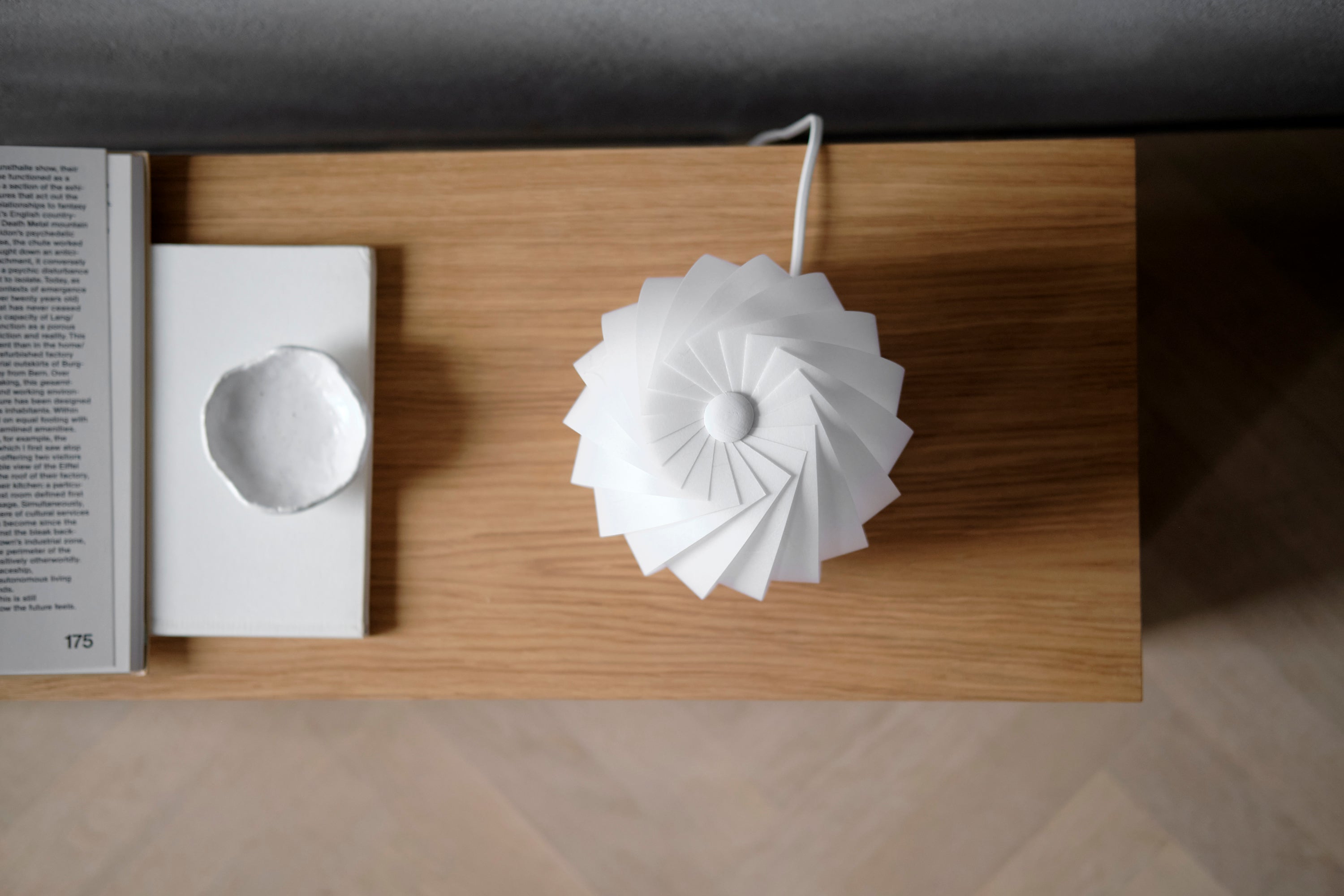 ST906 Hvid 13 cm Bordlampe billede 4
