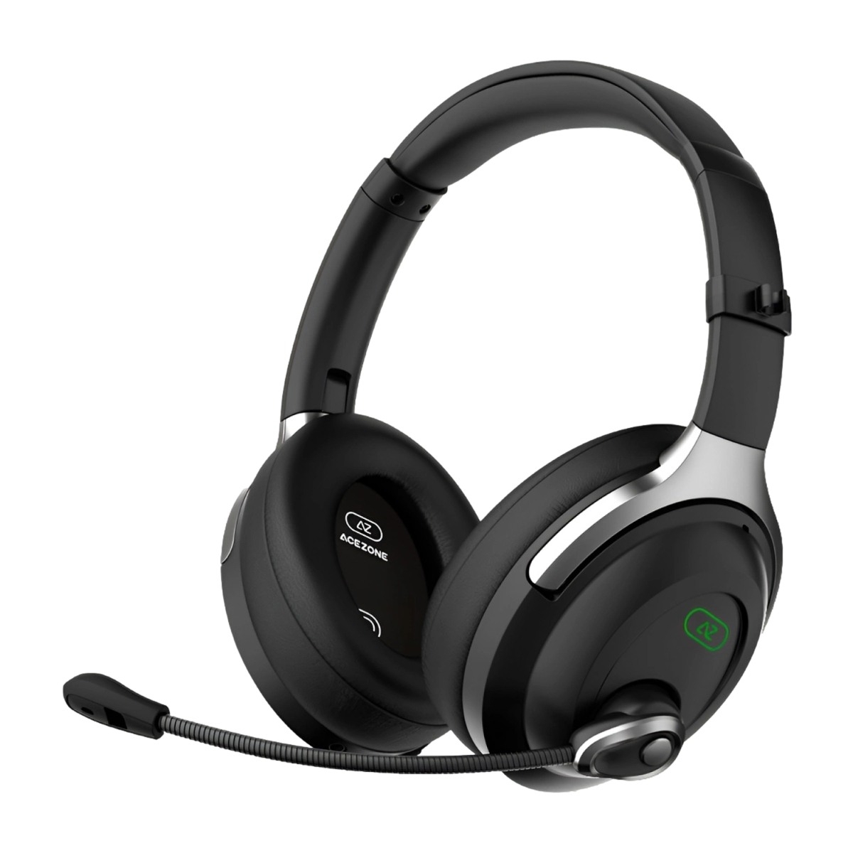 AceZone A-Spire Wireless gaming headset, sort billede 1