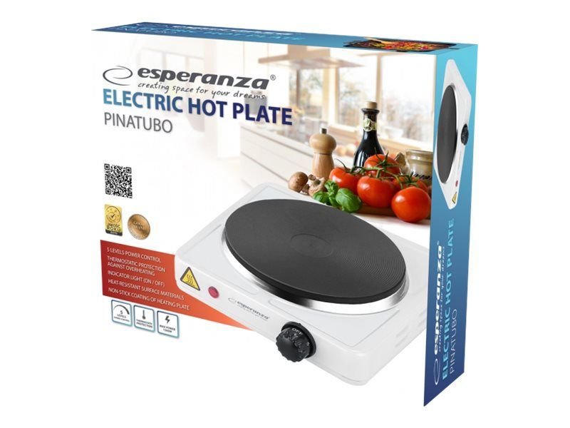 Esperanza PINATUBO - electric hot plate - white