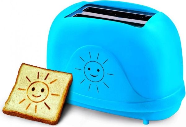Esperanza Brødrister Toster Smiley EKT003B (750W kolor niebi billede 2