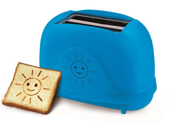 Esperanza Brødrister Toster Smiley EKT003B (750W kolor niebi billede 3