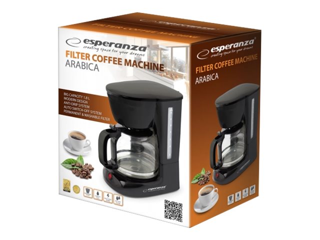 Esperanza DRAIN COFFEE MACHINE ARABICA 1.8 L billede 1