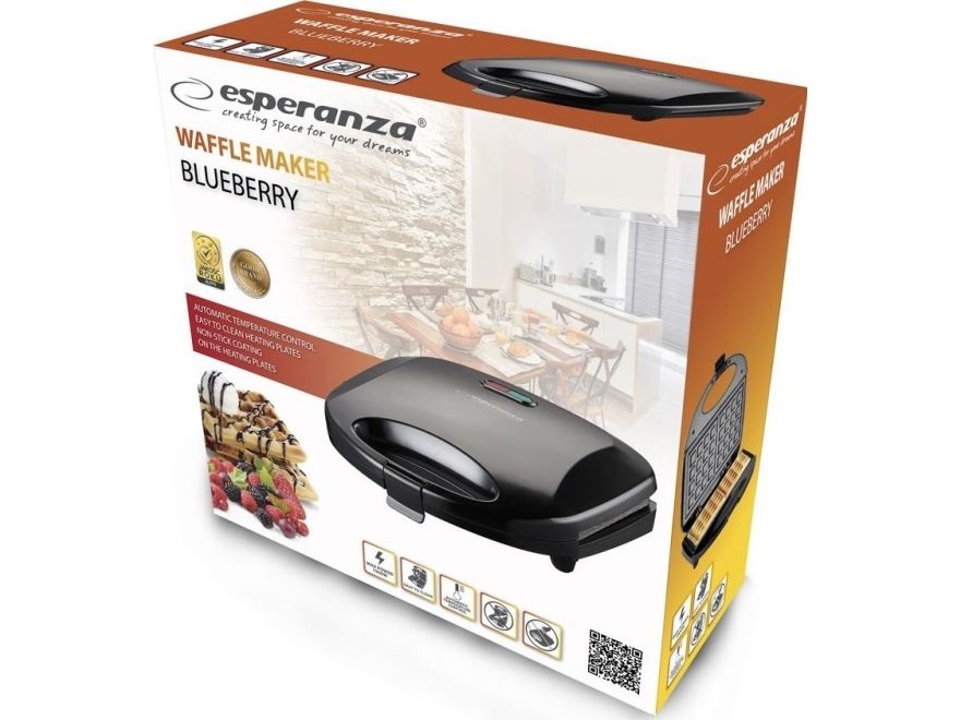 Esperanza Vaffeljern BLUEBERRY - waffle maker