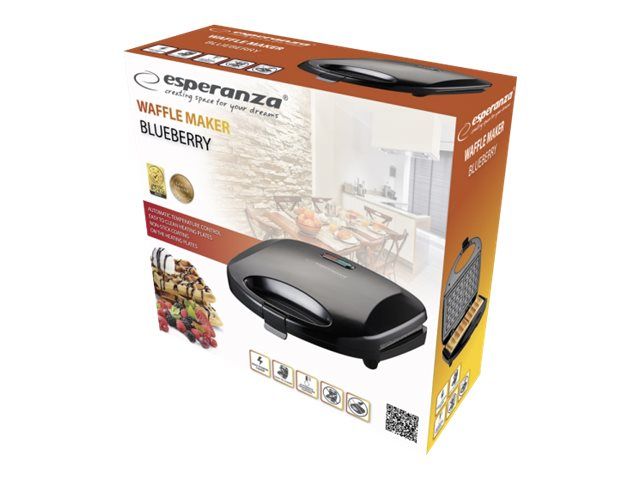 Esperanza Vaffeljern BLUEBERRY - waffle maker
