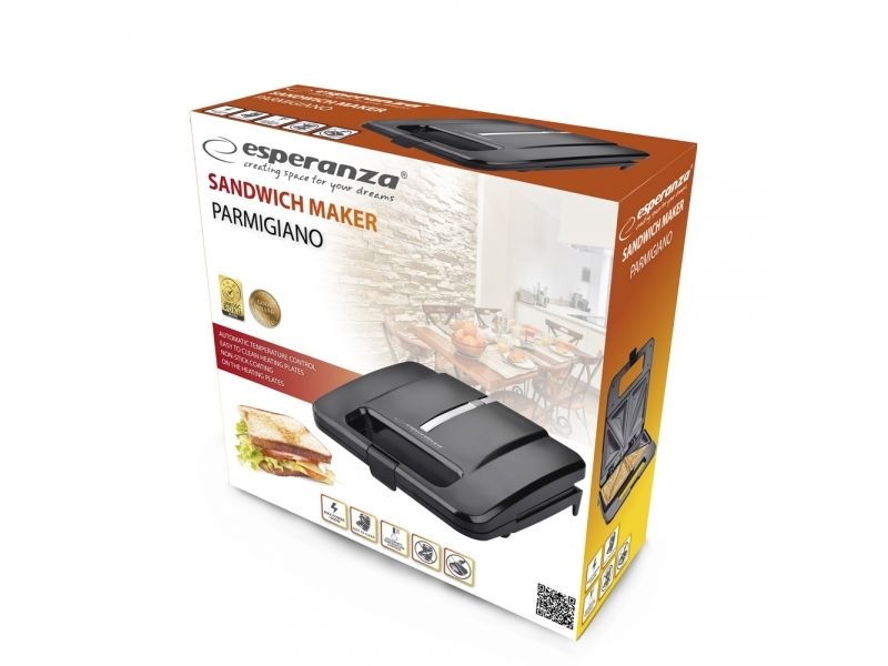 Esperanza Toastmaskine Sandwich Maker EKT010