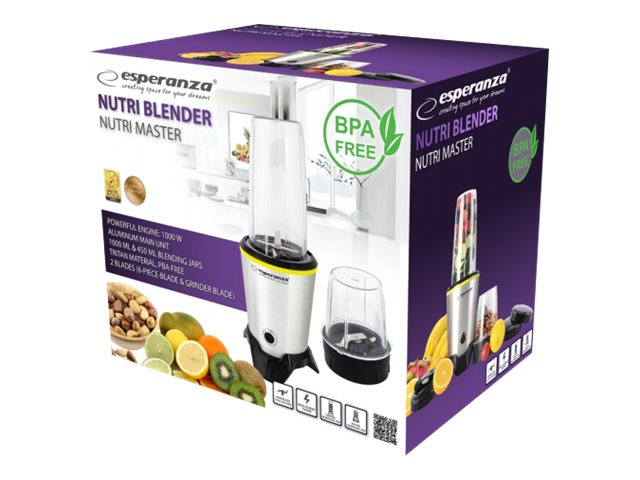 Esperanza Blender NUTRI BLENDER NUTRI MASTER - 1000 W billede 1
