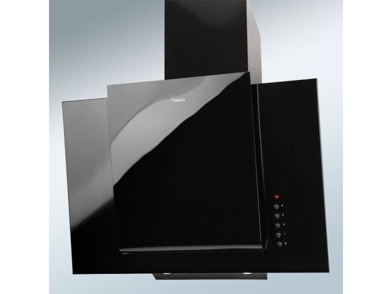 Akpo WK-4 Grand Eco, 450 m³/t, Aftræk/Recirkulerende, 51 dB, 61 dB, Vægmonteret, Sort billede 1