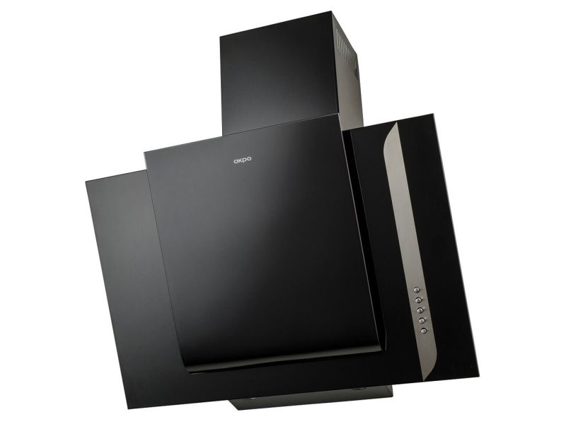 Akpo WK-4 Grand Eco, 450 m³/t, Aftræk/Recirkulerende, 51 dB, 61 dB, Vægmonteret, Sort billede 3