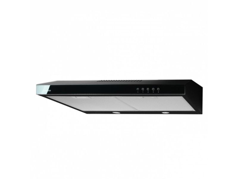 Cooker hood AKPO WK-7 K GLASS 60 JUODA/Juoda SZKŁO (166 m3/h, 600mm, juodos spalvos) billede 2