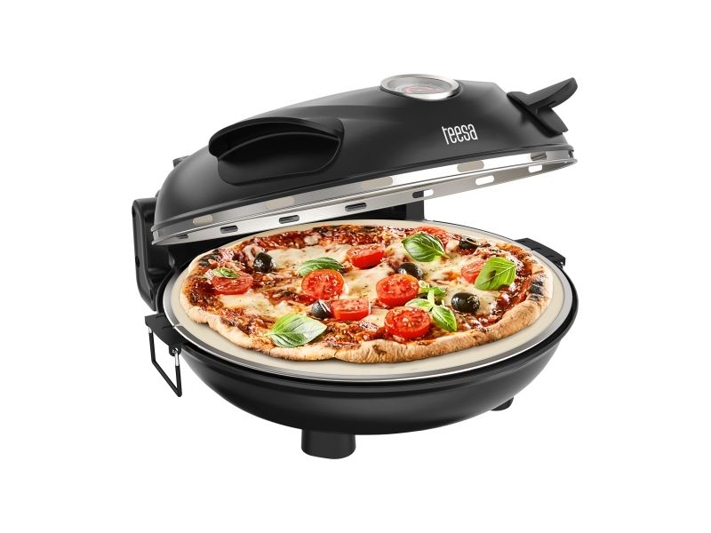 Teesa Supreme, 1 pizza(er), Sort, 400 °C, 320 x 320 mm, 0,84 m, 1200 W