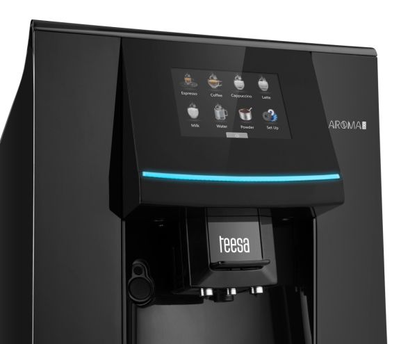 Teesa Tessa Aroma 800, Espressomaskine, 2 L, Kaffebønner, Malet kaffe, Indbygget kværn, 1500 W, Sort