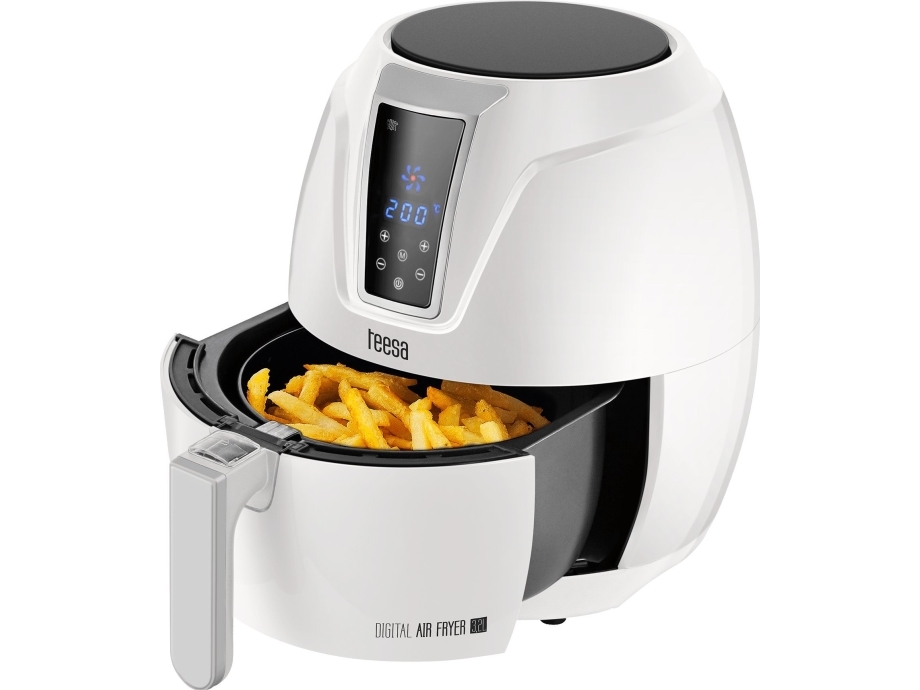 TEESA DIGITAL AIR FRYER 3.2L Baltas oro gruzdintuvė