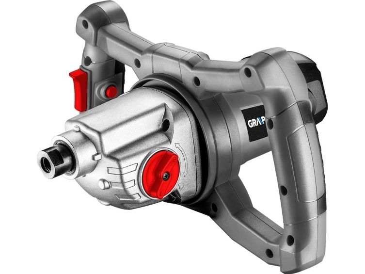 Betono maišyklė GRAPHITE 1600W, M14 tvirtinimas billede 1