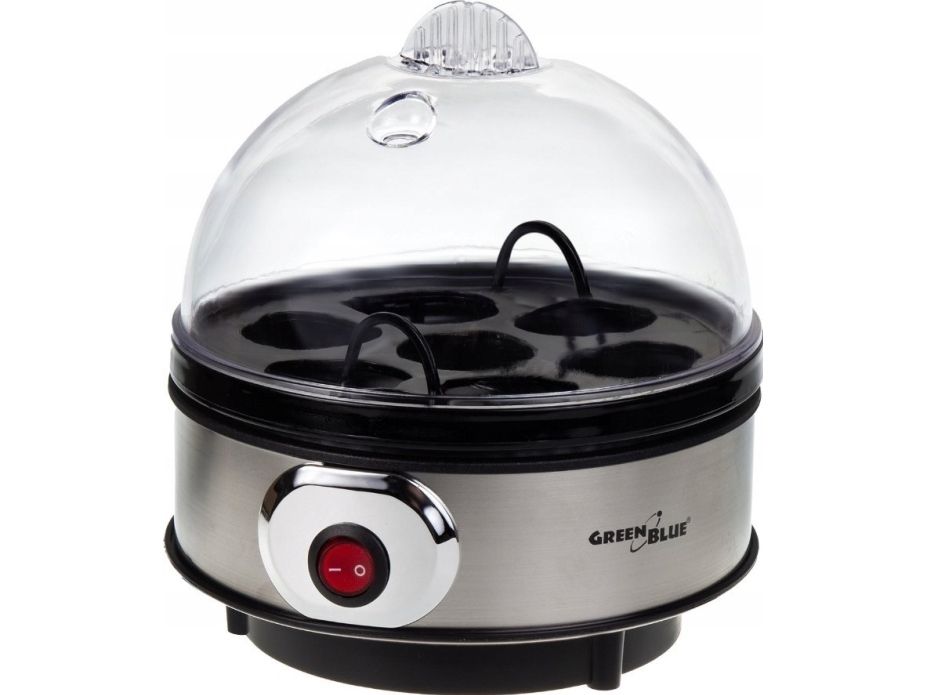 GreenBlue automatinė kiaušinių viryklė, 400 W galia, iki 7 kiaušinių, matavimo puodelis, 220-240V~, 50 Hz, GB572