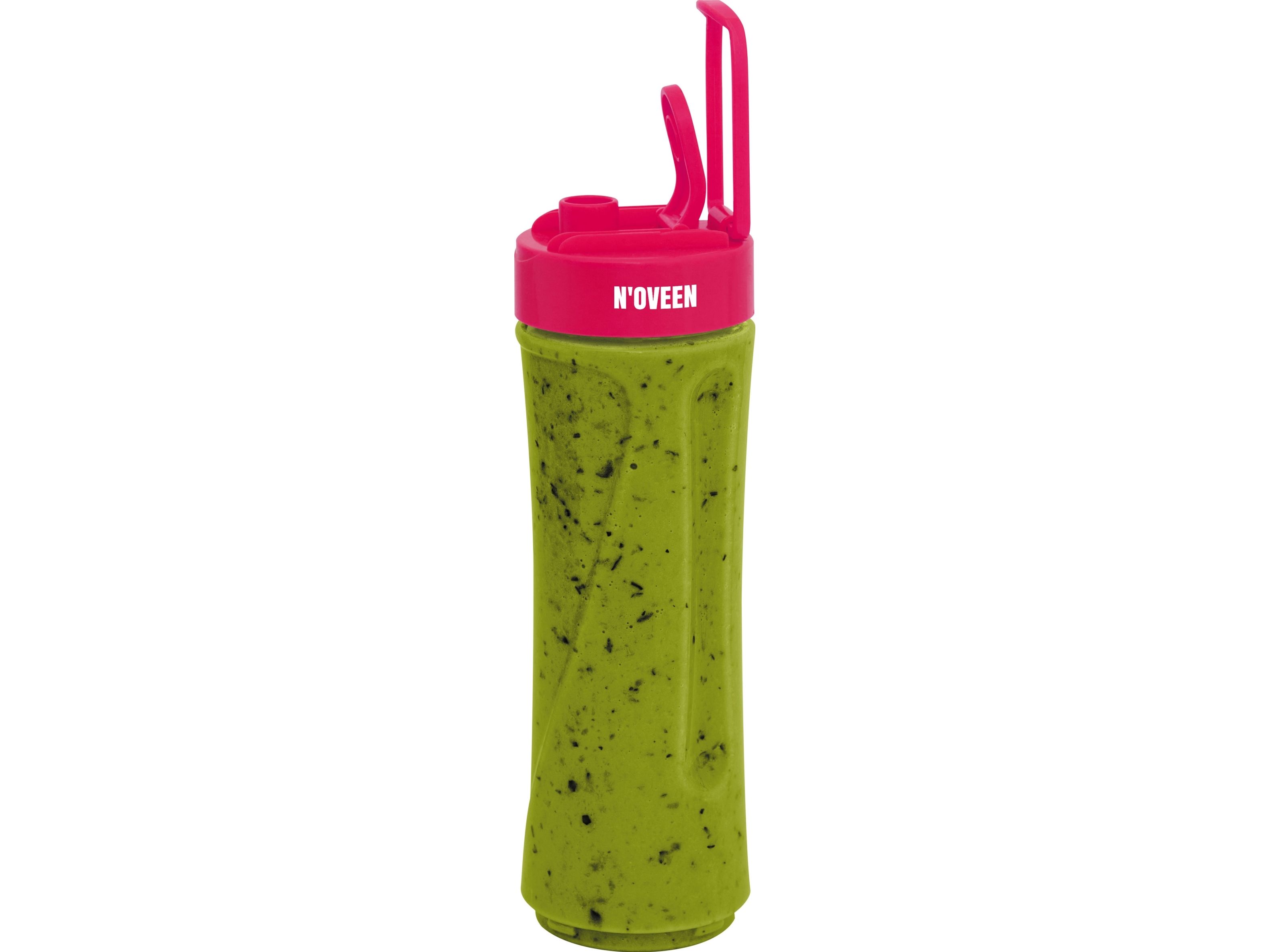 Noveen SB220 Amarant, Bordplade blender, 0,6 L, Knusning af is, 300 W, Hvid, Rød billede 4