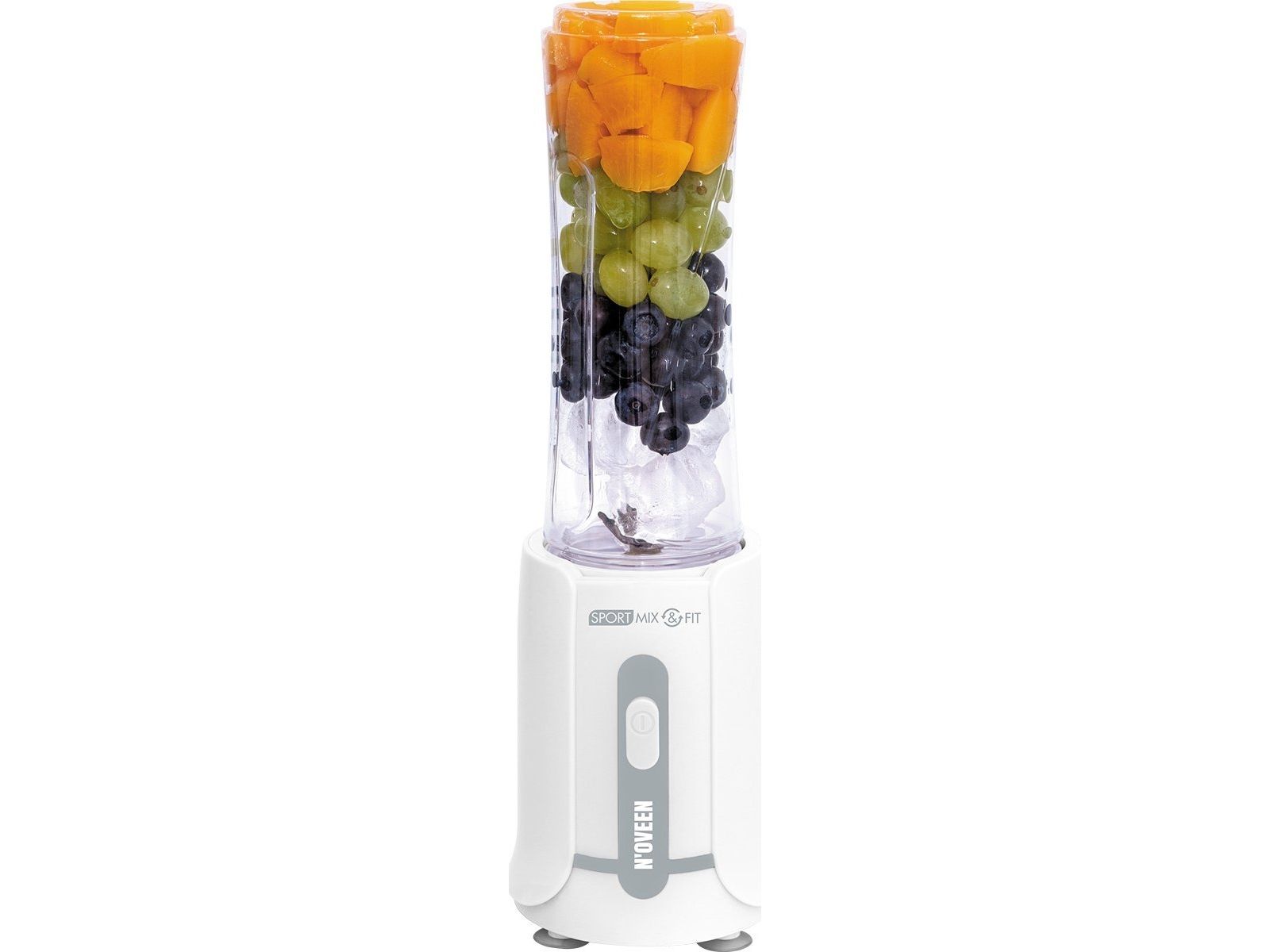 Noveen SB230, Bordplade blender, 0,6 L, Knusning af is, 300 W, Grå billede 3