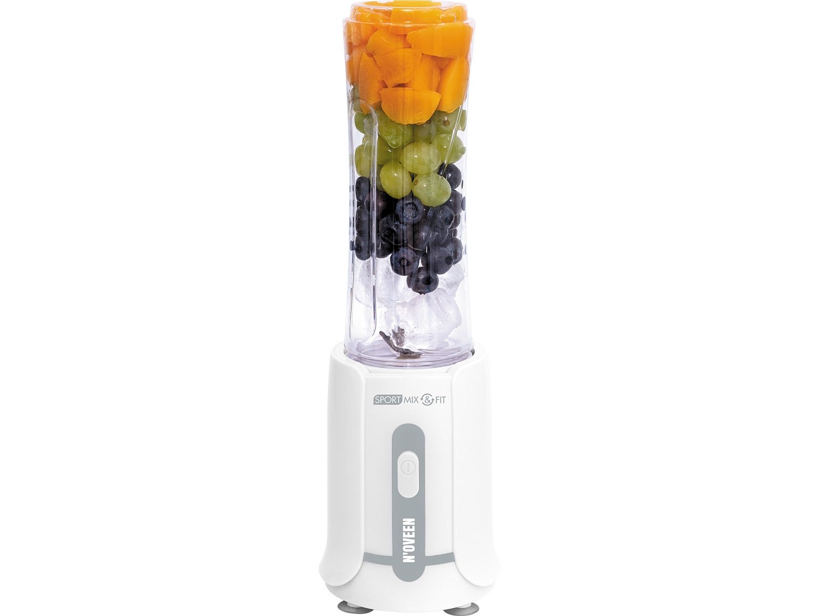 Noveen SB230, Bordplade blender, 0,6 L, Knusning af is, 300 W, Grå billede 1