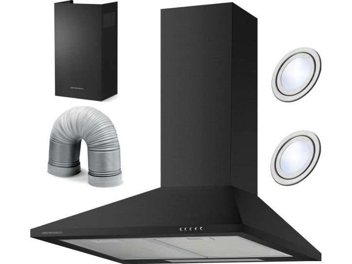 Berdsen BT-214 60 cm kamino formos gartraukis, juodas billede 2