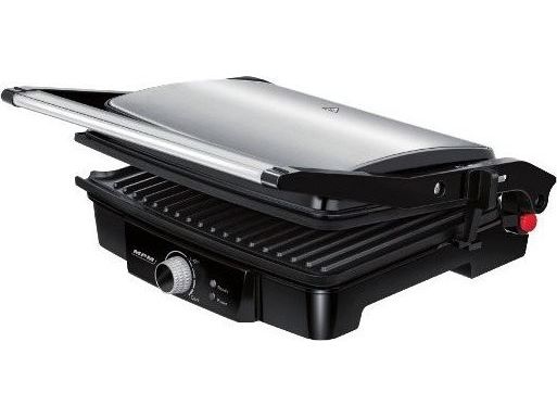 MPM MGR-09M, Sort, Rustfrit stål, Rustfrit stål, Rektangulær, Dreje, 290 x 230 mm, 270 °C