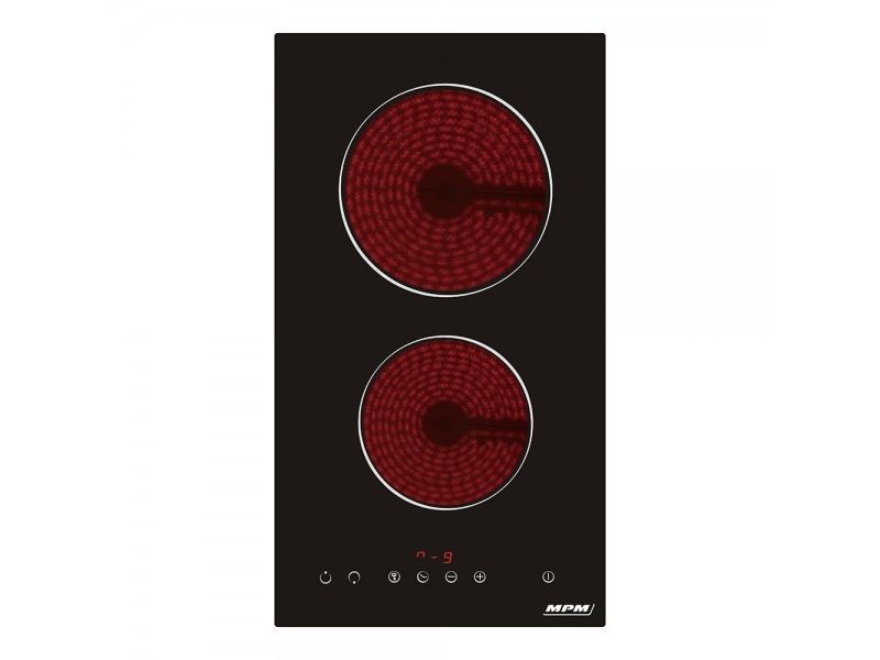 MPM -30-VCB-22, Sort, Indbygget, Keramisk, Keramisk, 2 zone(s), 2 zone(s)