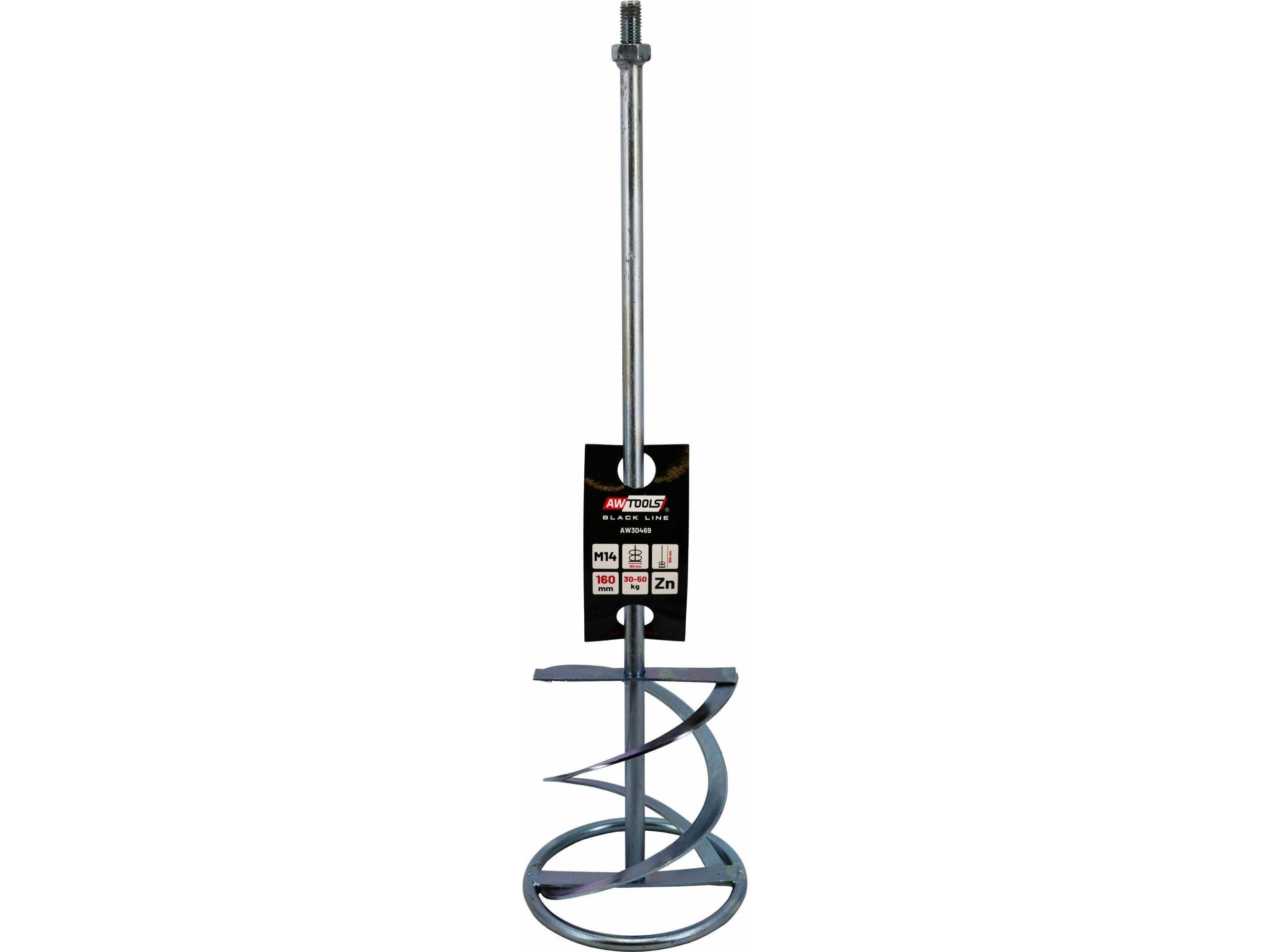 AW-Tools Strypas maišyklei AWTools AW30469BL M14 160x600 mm billede 3