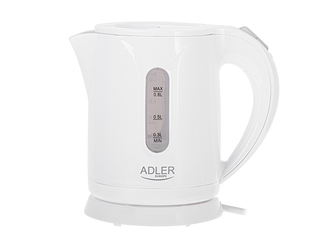 Adler Elkedel AD 1371w - kettle - white - Hvid - 850 W