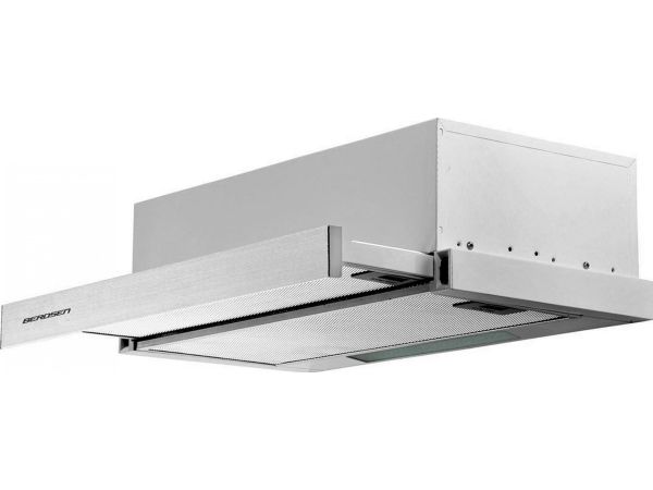 Teleskopinis virtuvės gartraukis Berdsen BE-60-LW 60 cm INOX
