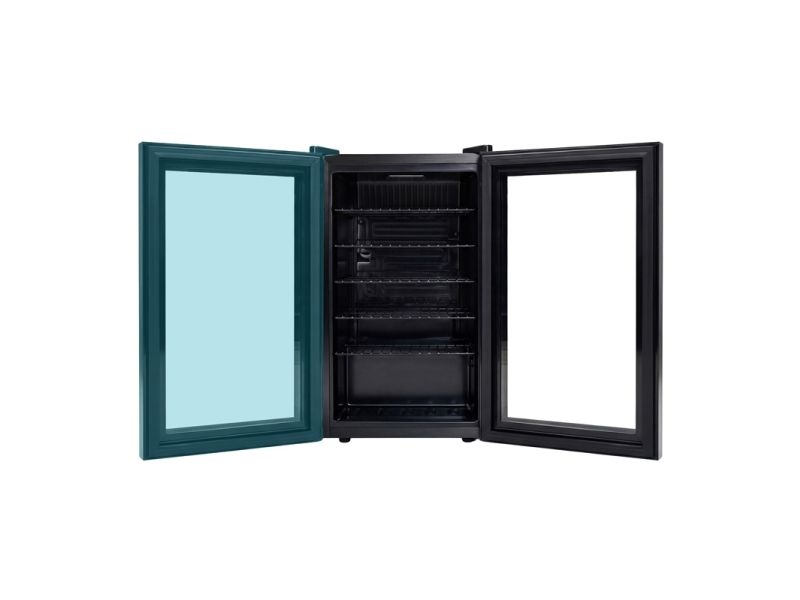Euhomy BR001-89 Display- & Flaskekøleskab (70L) – Sort billede 2