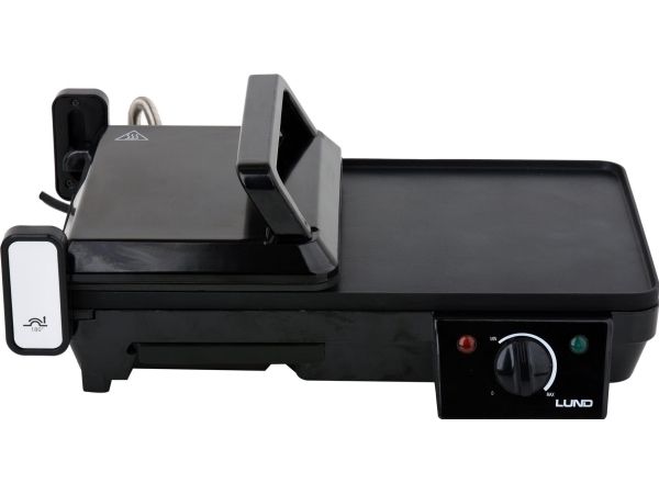 LUND ELEKTRISK GRILL 2in1 2000W 40,5x25cm