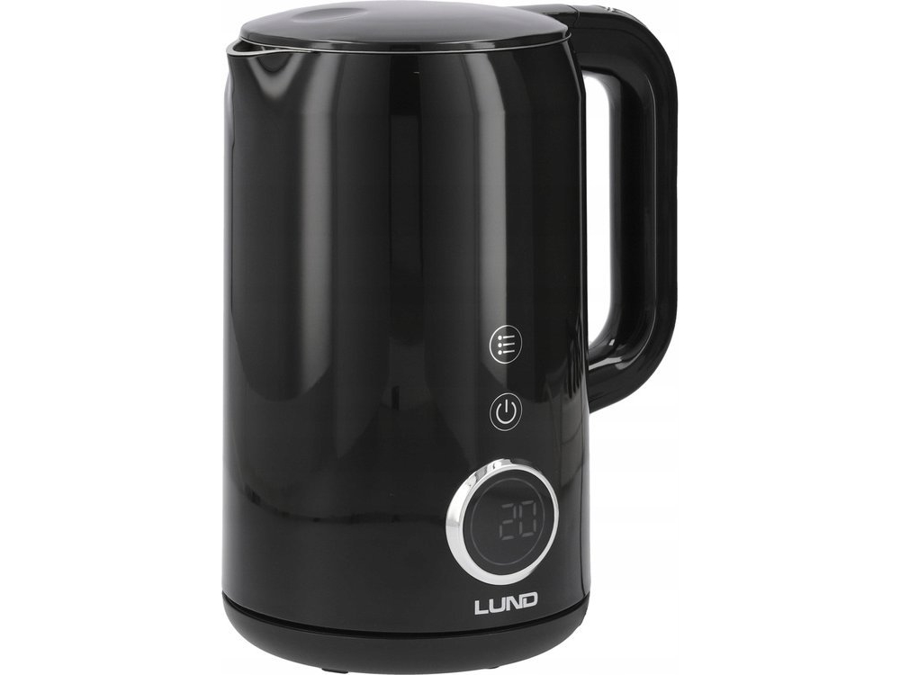 LUND elektrisk kande 1,7 L, regulerbar temperatur, sort