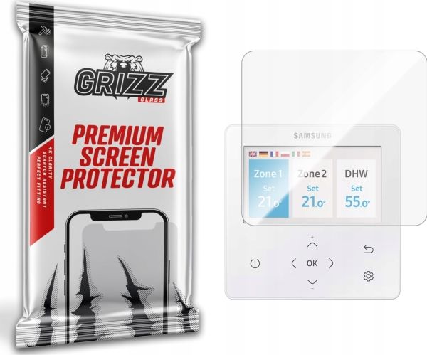 GrizzGlass CeramicFilm til kontrolpanel til Samsung EHS, TDM Plus AE260TNWTEH/EU billede 1