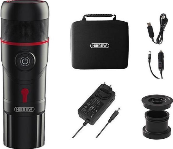 HiBREW Portable coffee maker 3-in-1 with case H4-premium 80W