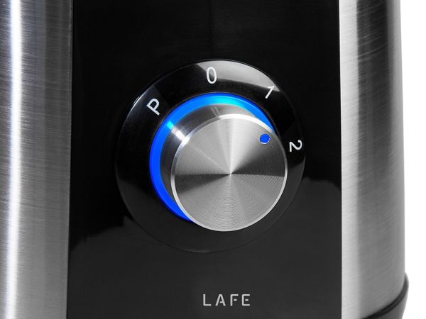 Lafe LAFBLE46185, Bordplade blender, Impulsfunktion, Knusning af is, 600 W, Sort, Rustfrit stål, Transparent billede 4