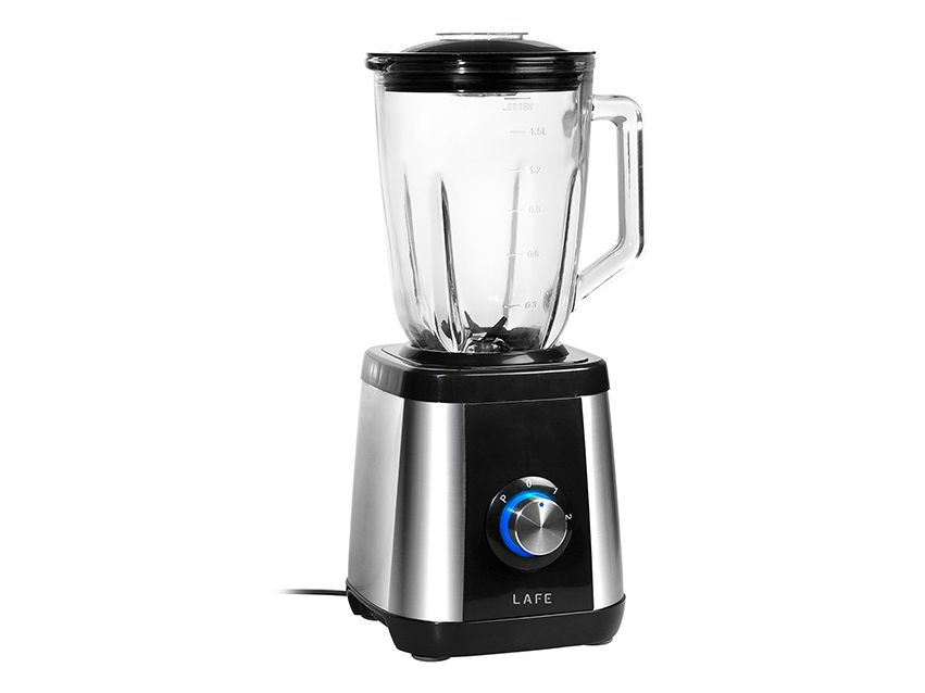 Lafe LAFBLE46185, Bordplade blender, Impulsfunktion, Knusning af is, 600 W, Sort, Rustfrit stål, Transparent billede 2
