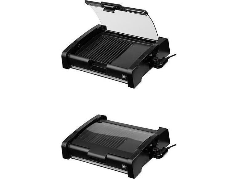 Elektrisk grill med låg LAFE GRL003 billede 1