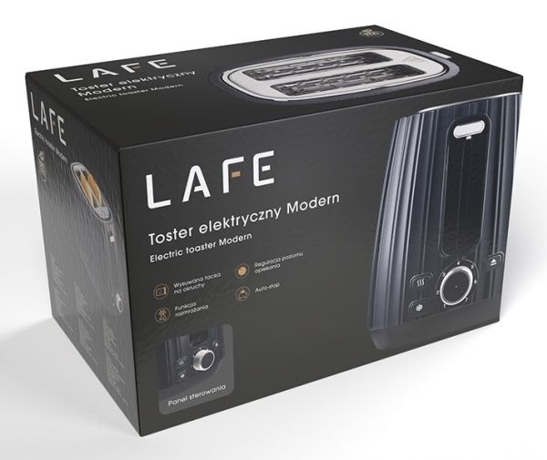 Lafe LAFTST47464, 2 skive(r), Sort, Stål, Plast, Dreje, Knapper, 1080 W, 220 - 240 V