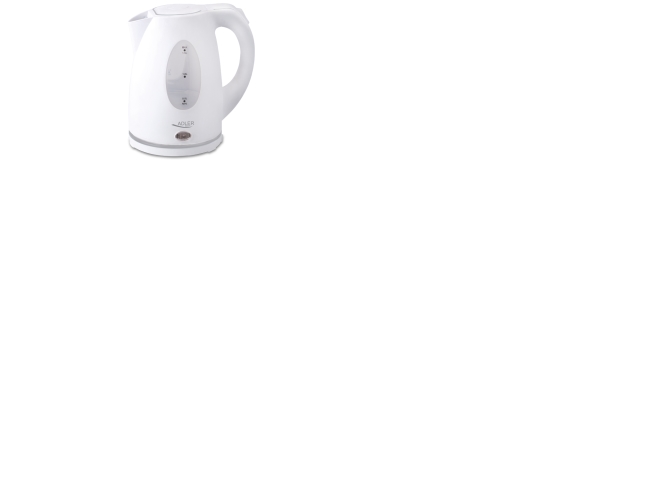 Adler Elkedel Electric Kettle - Hvid - 2000 W