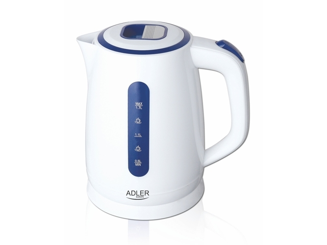 Adler Elkedel Electric Kettle - Hvid - 2200 W