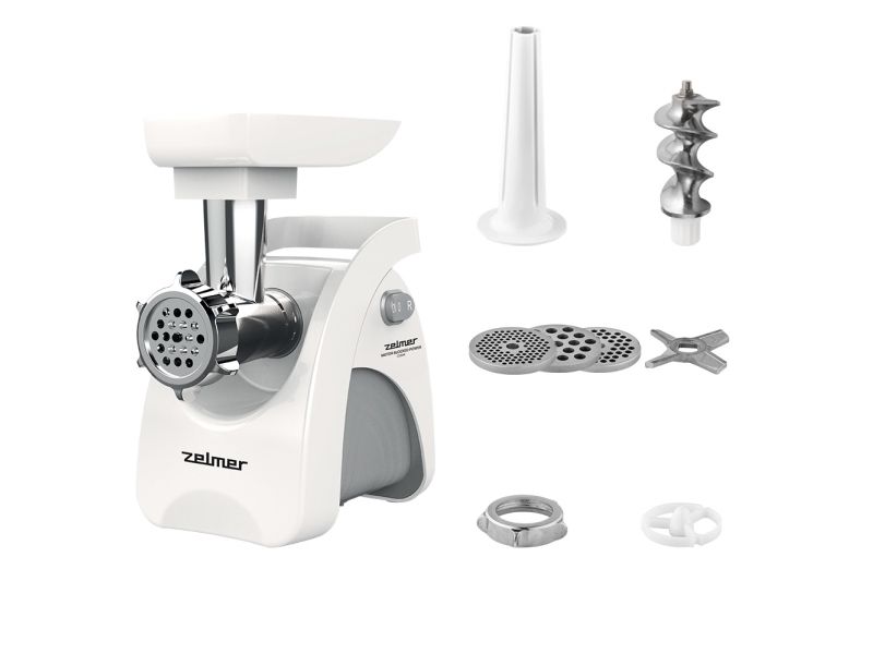 Zelmer ZMM9801B - Kødhakkemaskine - 2.2 kW - hvid
