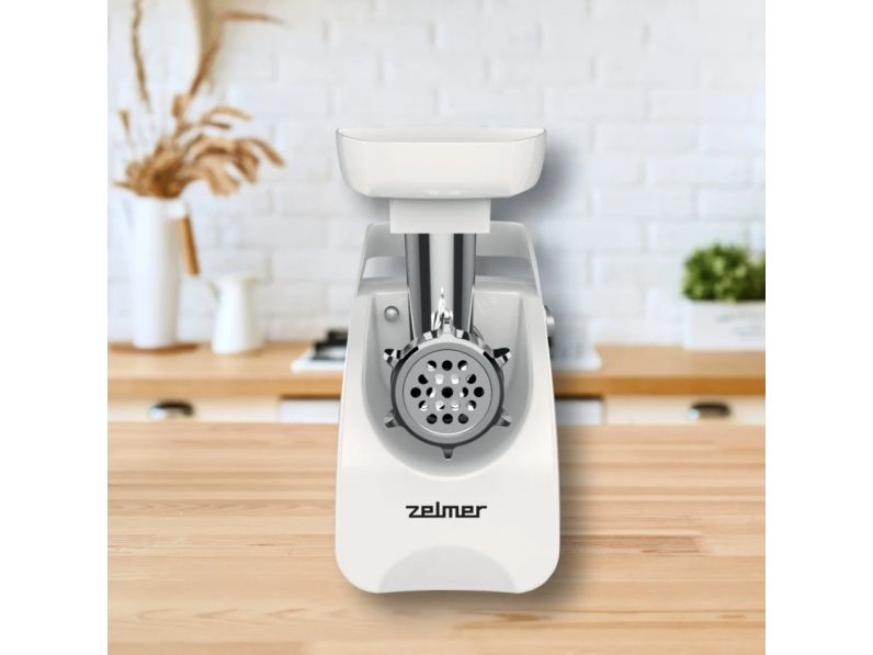Zelmer ZMM9801B - Kødhakkemaskine - 2.2 kW - hvid