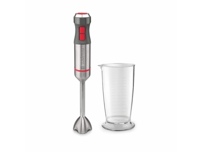Zelmer ZHB4650 VARIO, Nedsænkning blender, 0,7 L, Knusning af is, 1400 W, Metallic, Rød billede 1