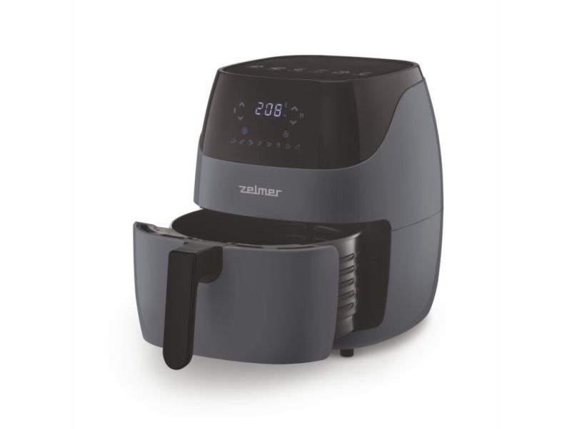 Zelmer ZAF5502G, Lavfedt steger, 5 L, 80 °C, 200 °C, Enkelt, Sort, Grå